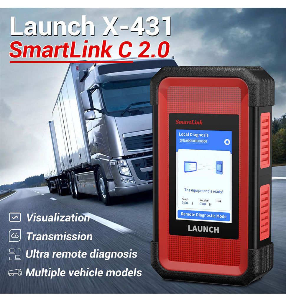 Launch X-431 SmartLink C 2.0 Heavy-duty Truck Module