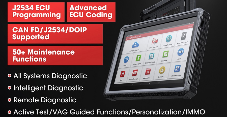 2023 Newest Launch X431 PRO5 PRO 5 Car Diagnostic Tool Full System Intelligent Scanner Support Online Programming for Mercedes and BMW